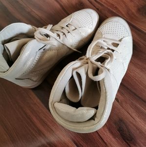 Zara suede high casual sneaker sz 37